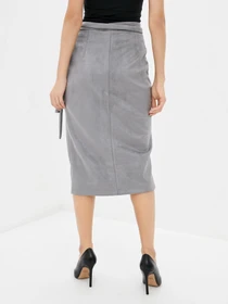 Спідниці ISSA Plus модель 12201_gray Фото