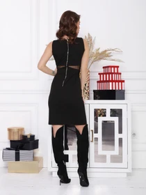 Платья ISSA Plus модель SA-104_black Фото