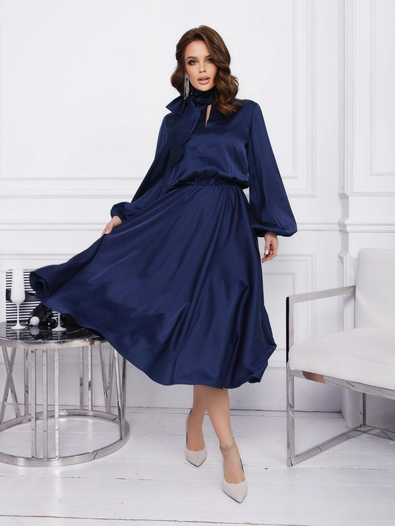 Сукні ISSA Plus модель 12380_blue Сукні ISSA Plus модель 12380_blue Фото