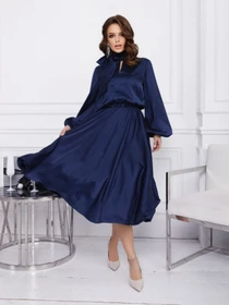 Сукні ISSA Plus модель 12380_blue Фото