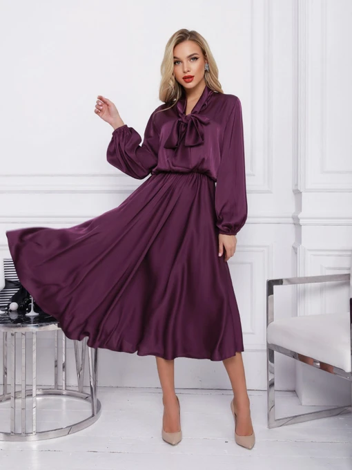 Сукні ISSA Plus модель 12380_violet Фото