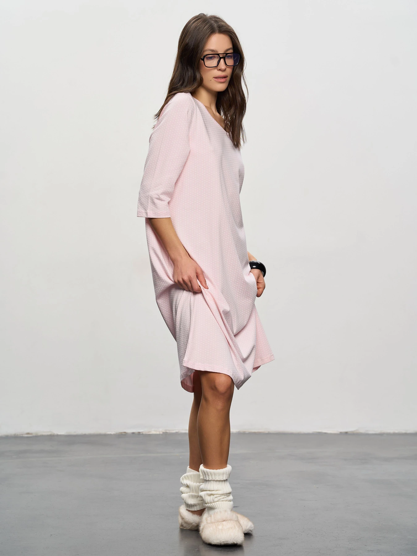 Одяг для дому та сну Роза модель 250912_pink Фото
