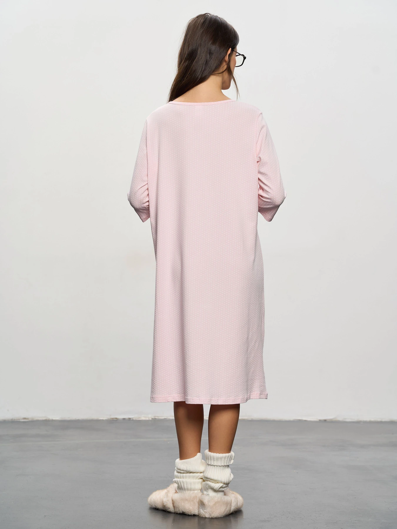 Одяг для дому та сну Роза модель 250912_pink Фото