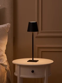 Настольная светодиодная лампа с аккумулятором черная MBM HOME модель DH-LAMP-15 BLACK Фото