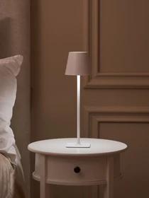 Настольная светодиодная лампа с аккумулятором белая MBM HOME модель DH-LAMP-15 WHITE Фото