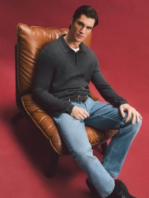 Свитры и кардиганы DIVERSE Polo Sweater модель 10048124 Фото