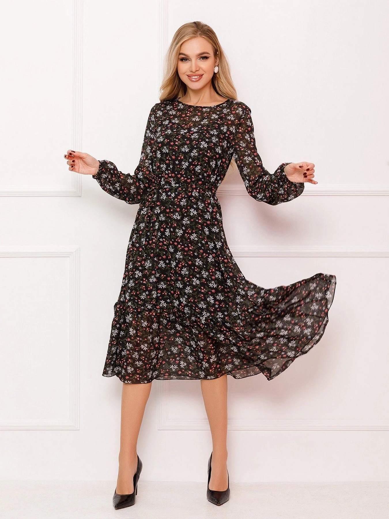 Платья ISSA Plus модель 13077_multicolor Платья ISSA Plus модель 13077_multicolor Фото