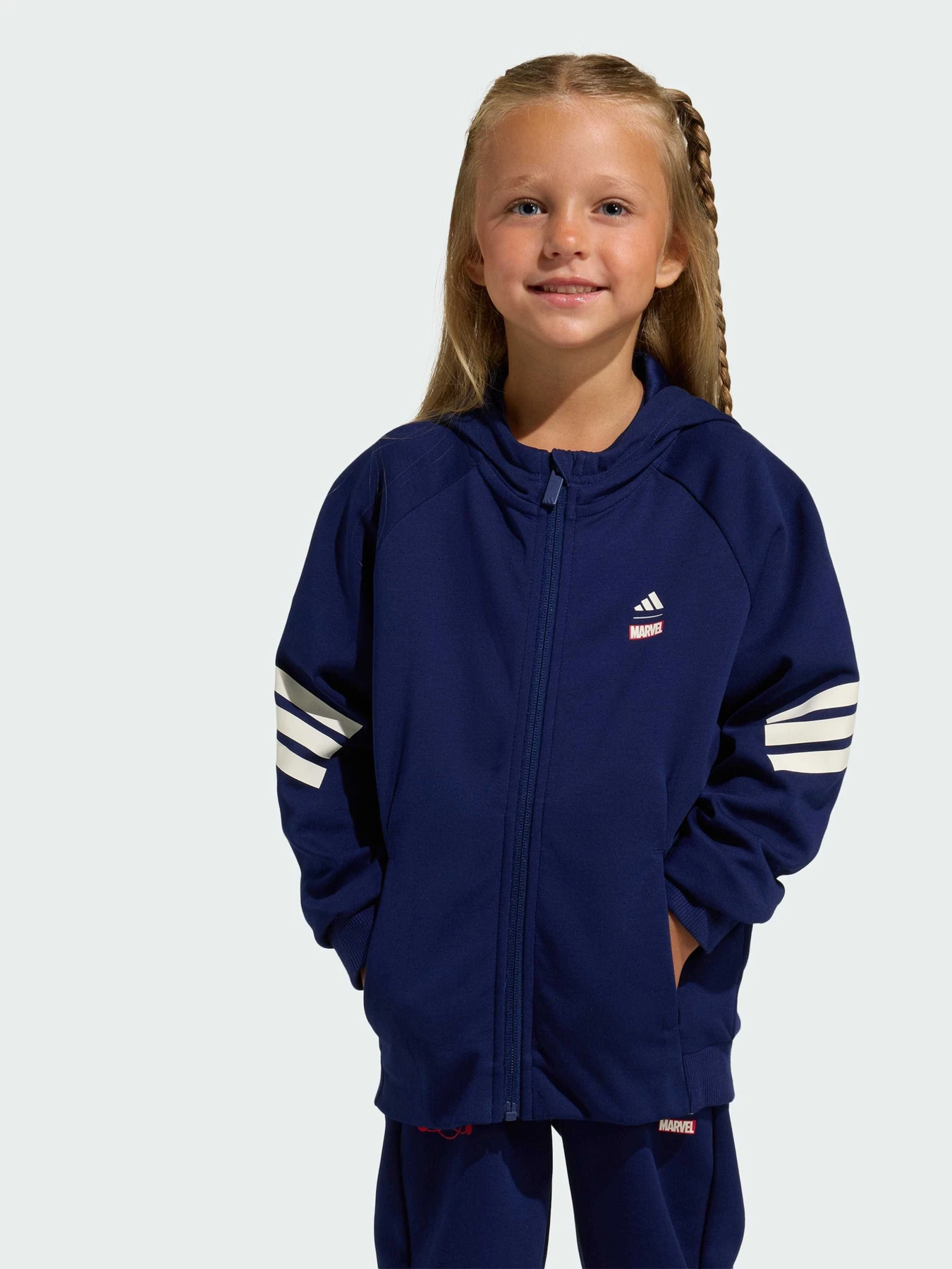 Худі та світшоти Adidas Marvel модель JZ3571 Худі та світшоти Adidas Marvel модель JZ3571 Фото