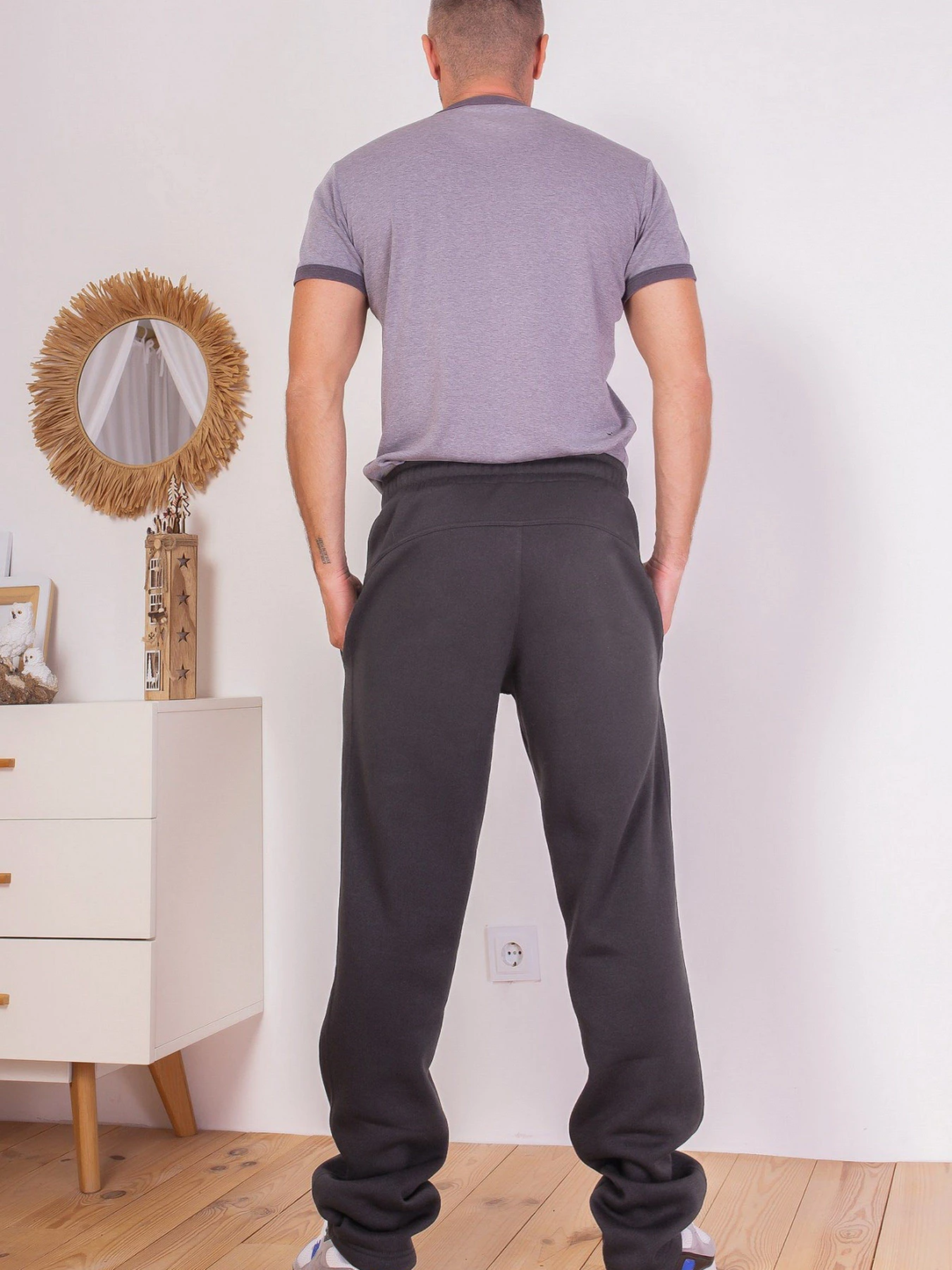 Брюки ISSA Plus модель GN-402_darkgray Фото