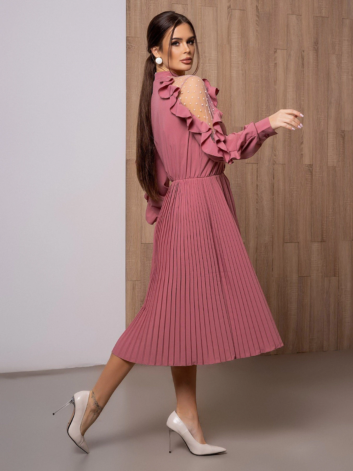 Платья ISSA Plus модель 12132_darkpink Платья ISSA Plus модель 12132_darkpink Фото