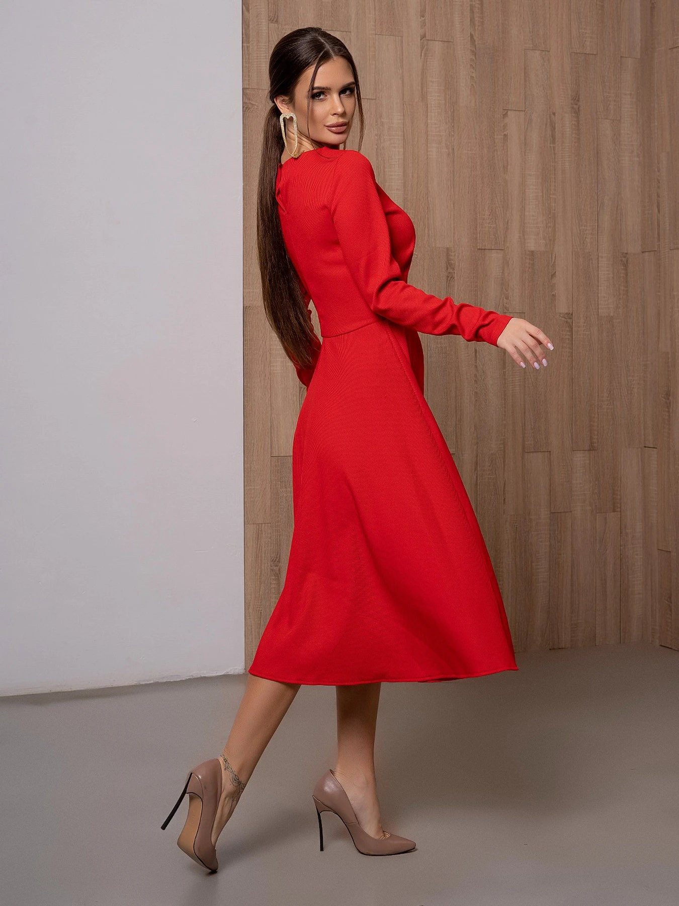 Сукні ISSA Plus модель 13096_red Фото