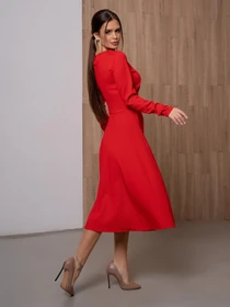 Сукні ISSA Plus модель 13096_red Фото