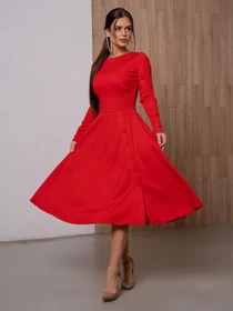 Сукні ISSA Plus модель 13096_red Фото