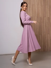 Платья ISSA Plus модель 13096_lilac Фото