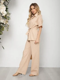 Костюмы ISSA Plus модель 12590_beige Фото