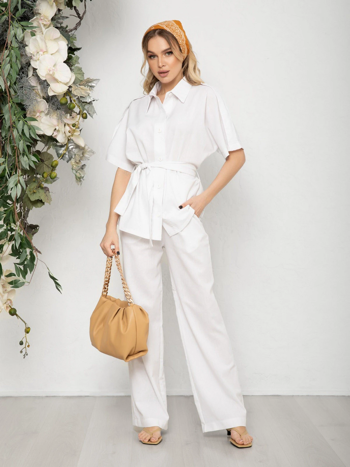 Костюмы ISSA Plus модель 12590_white Костюмы ISSA Plus модель 12590_white Фото
