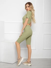 Костюмы ISSA Plus модель 12598_olive Фото