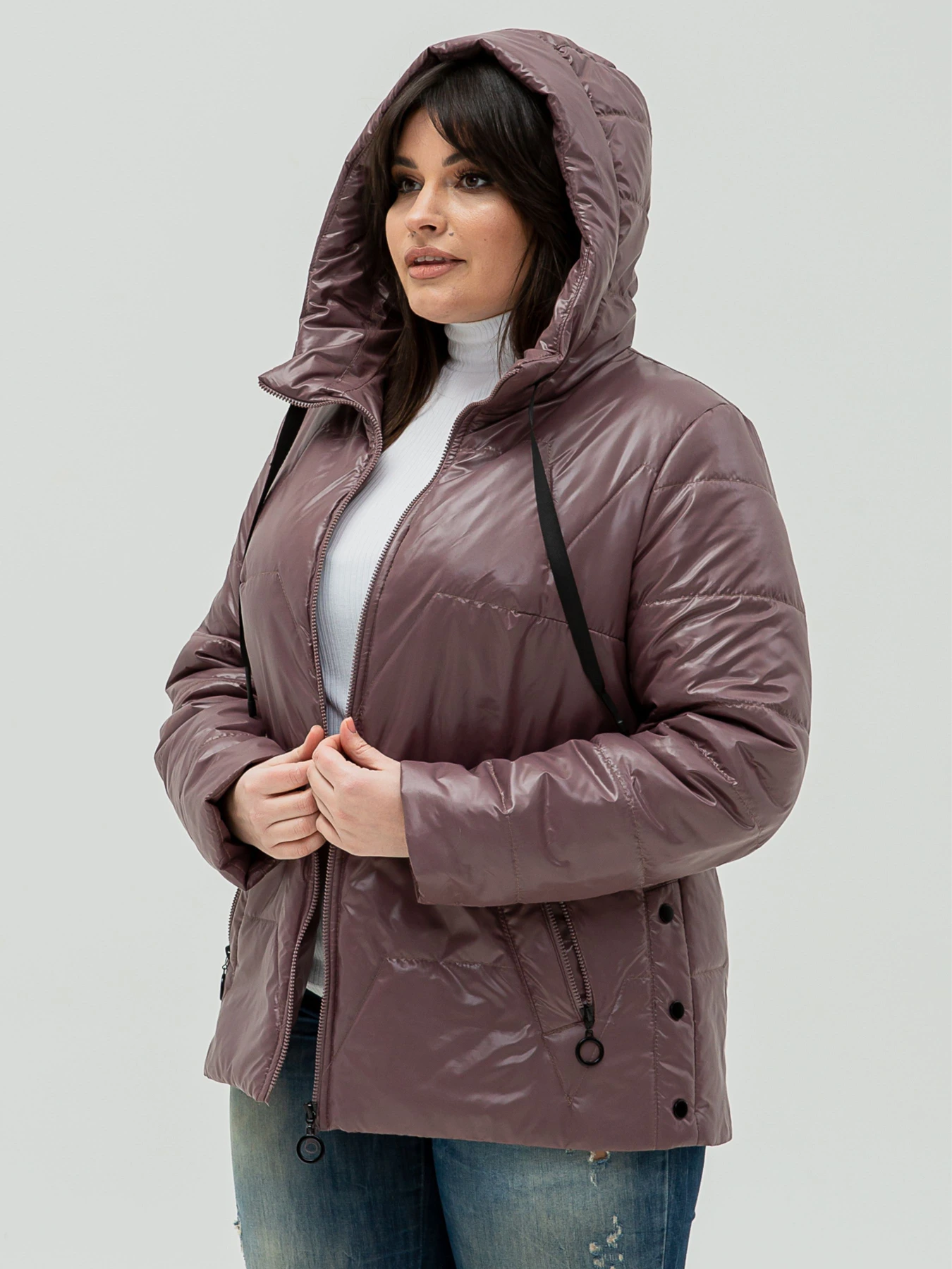 Куртки и дубленки All Posa модель ap101356p-dimchasta-troqnda Фото