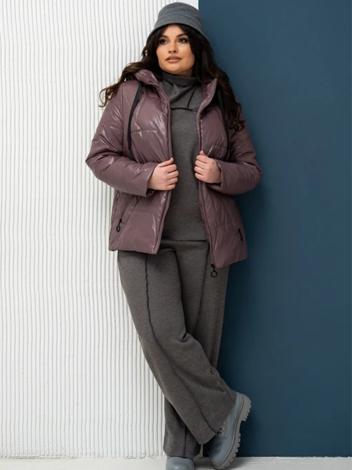 Куртки и дубленки All Posa модель ap101356p-dimchasta-troqnda Фото
