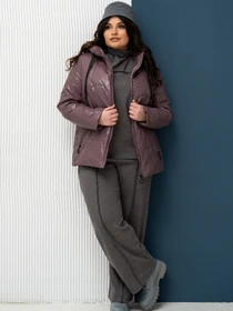 Куртки и дубленки All Posa модель ap101356p-dimchasta-troqnda Фото
