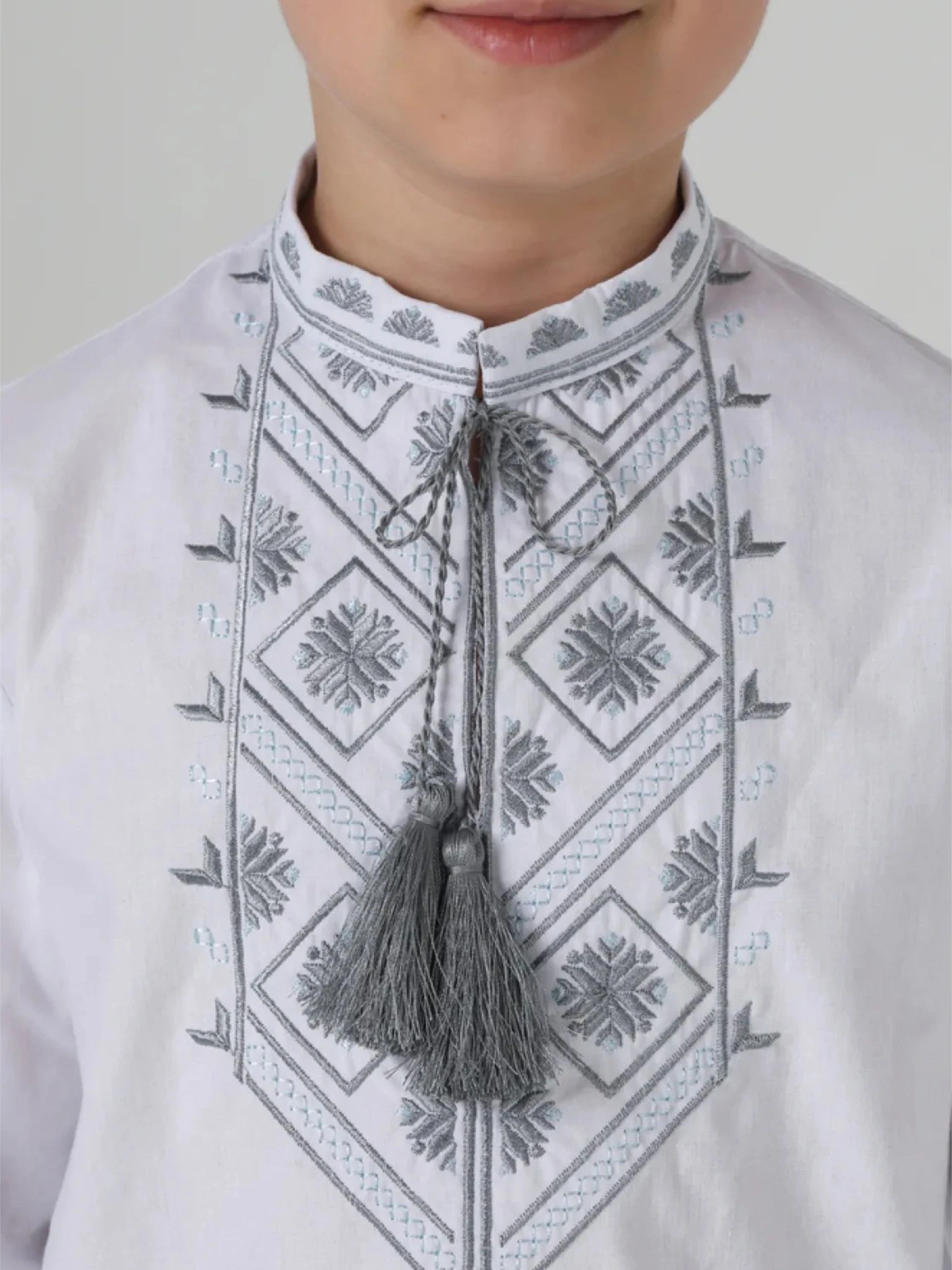 Вышиванки Folk Moda модель fm3069-blij Фото