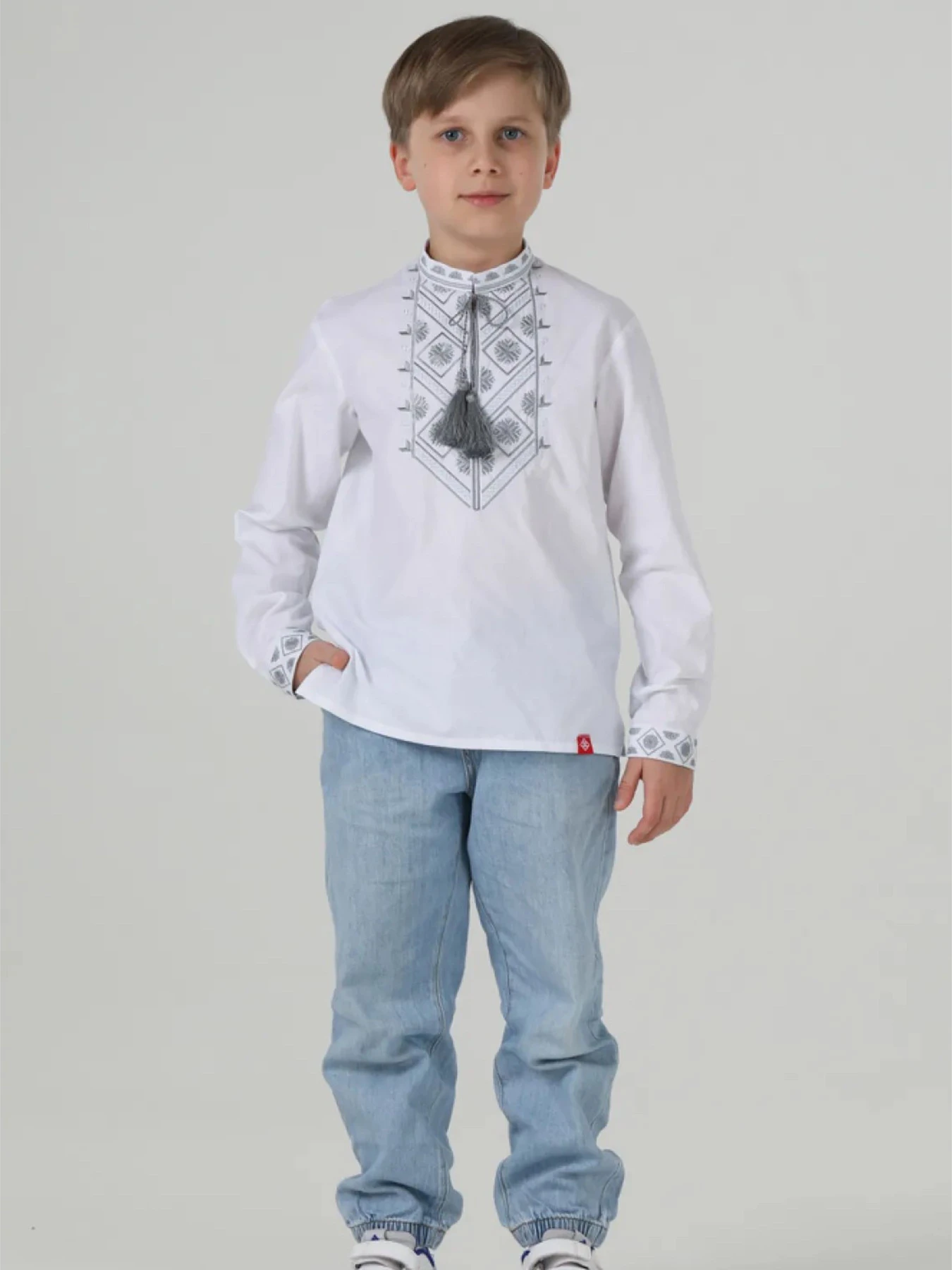 Вышиванки Folk Moda модель fm3069-blij Фото