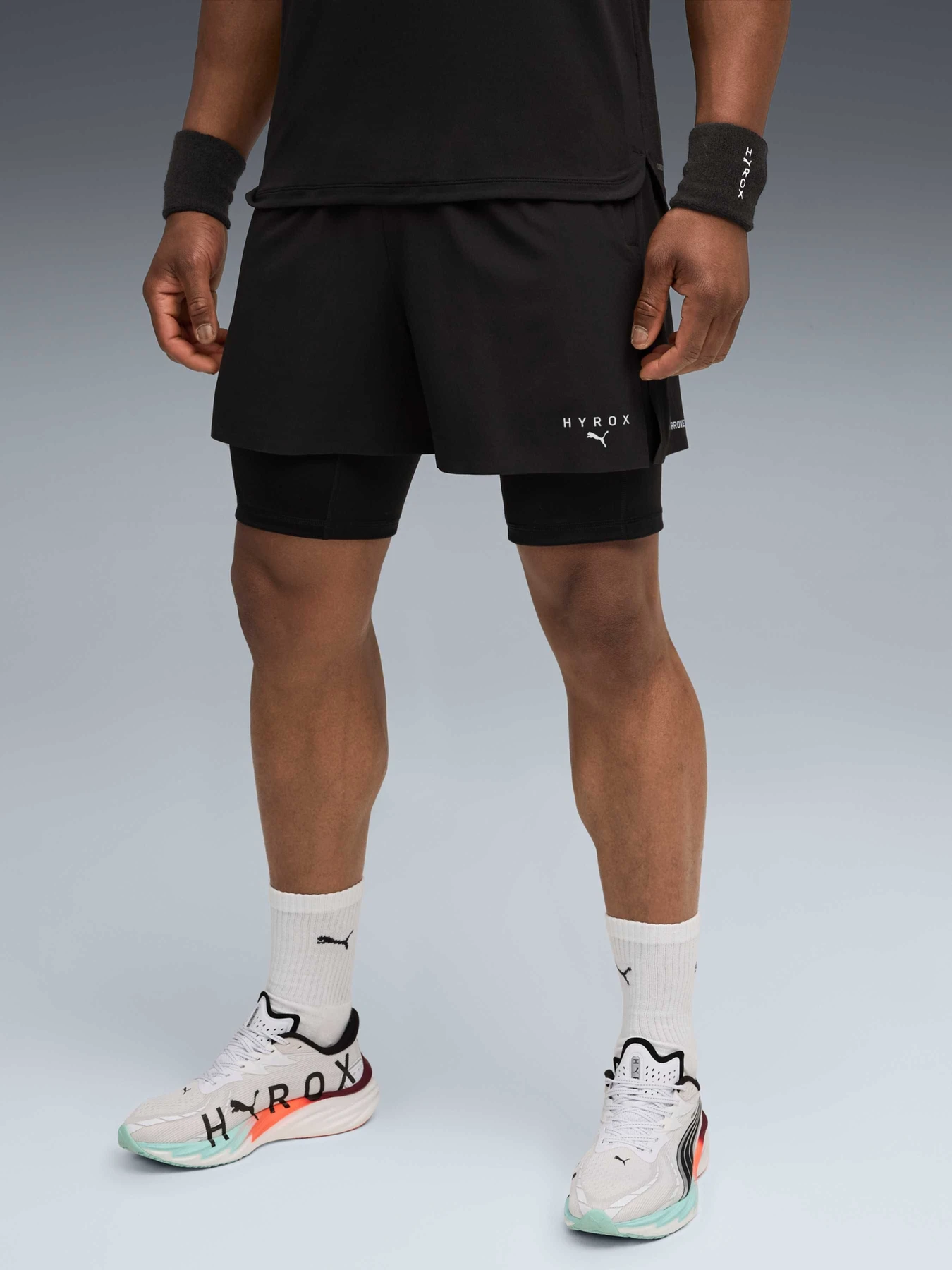 Шорты PUMA M x Hyrox 2in1 Short модель 527571 Шорты PUMA M x Hyrox 2in1 Short модель 527571 Фото