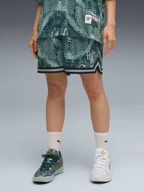 Шорты PUMA Hoops x Hp Aop Short модель 633114 Фото