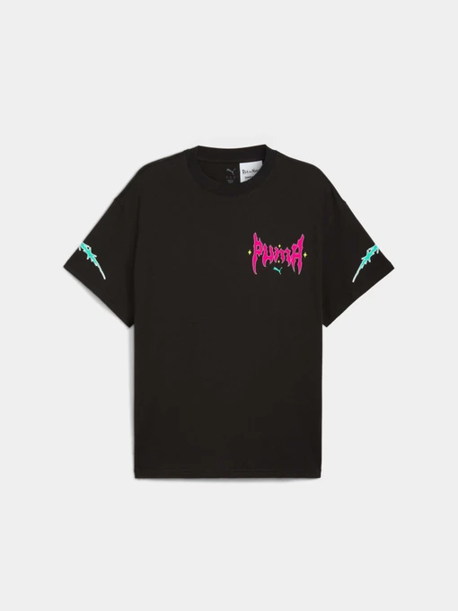 Футболки и поло PUMA Hoops x Rick And Morty Tee I модель 633097 Фото