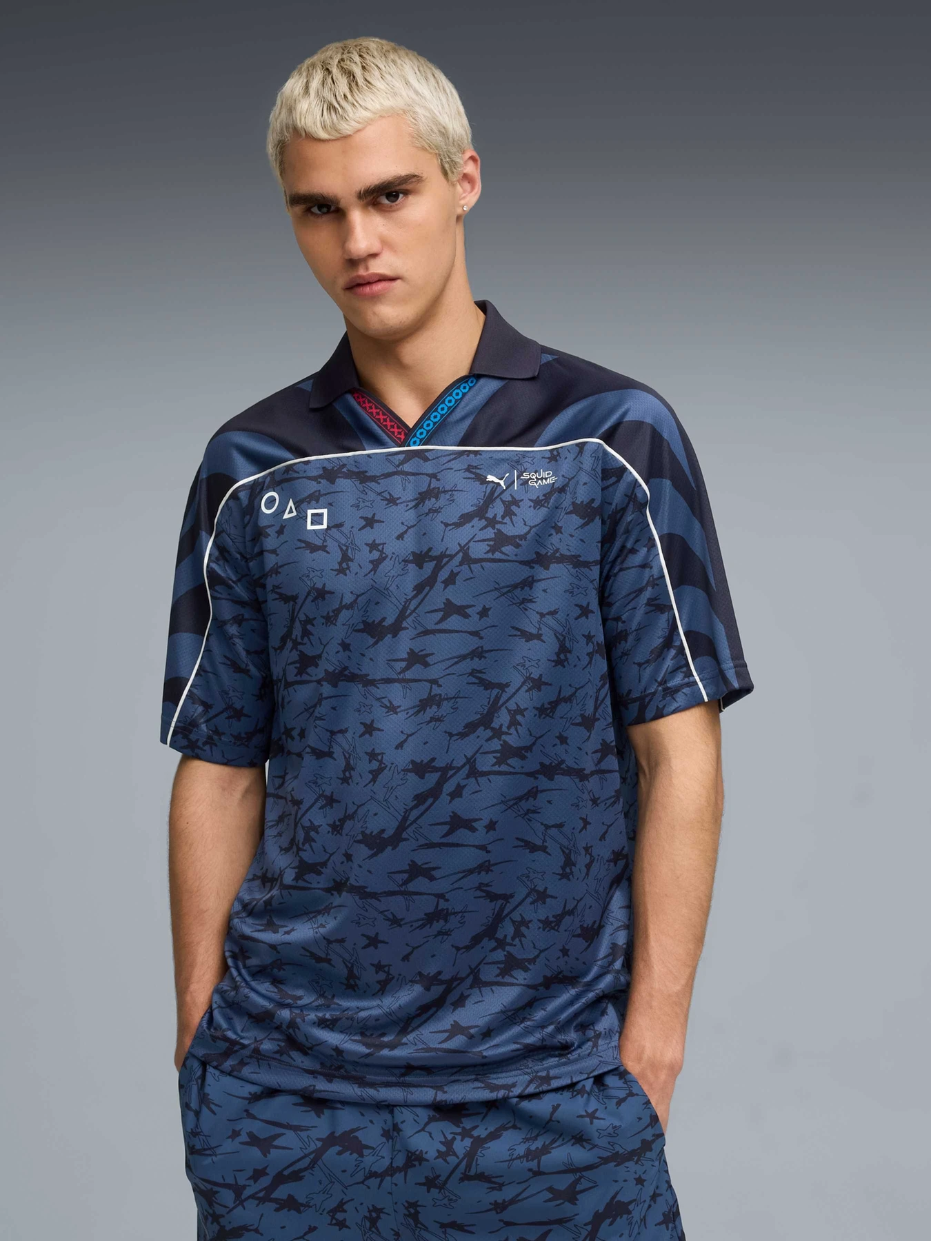 Футболки и поло PUMA x Squid Game Aop Jersey модель 630707 Футболки и поло PUMA x Squid Game Aop Jersey модель 630707 Фото