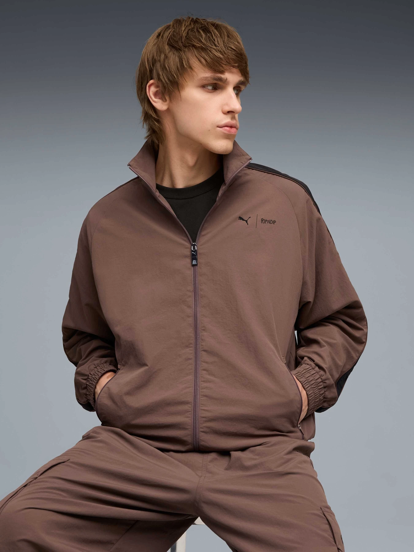 Худи и свитшоты PUMA x Ripndip T7 Jacket модель 632418 Худи и свитшоты PUMA x Ripndip T7 Jacket модель 632418 Фото