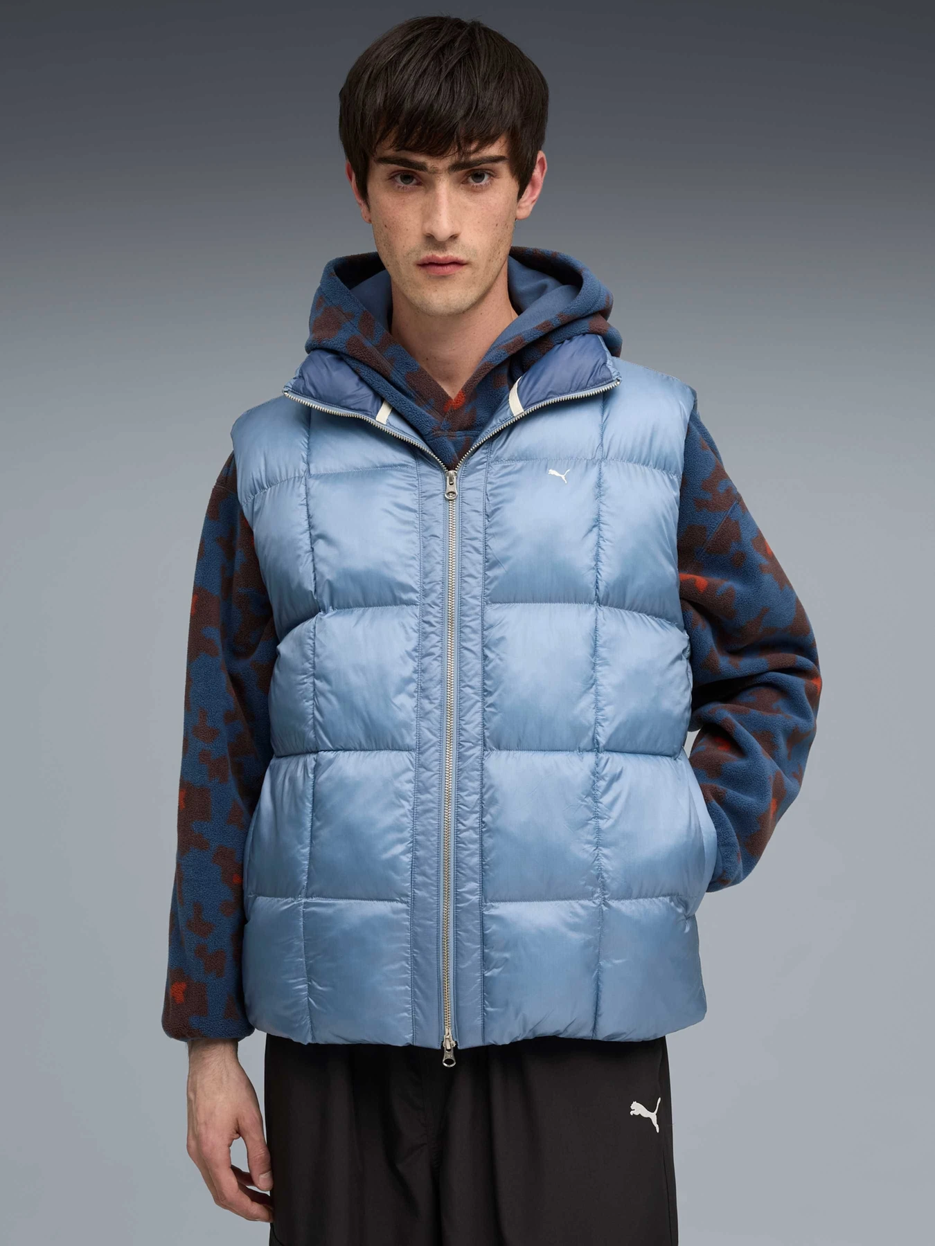 Куртки и дубленки PUMA Mmq Pertex Puffer Vest модель 632295 Фото