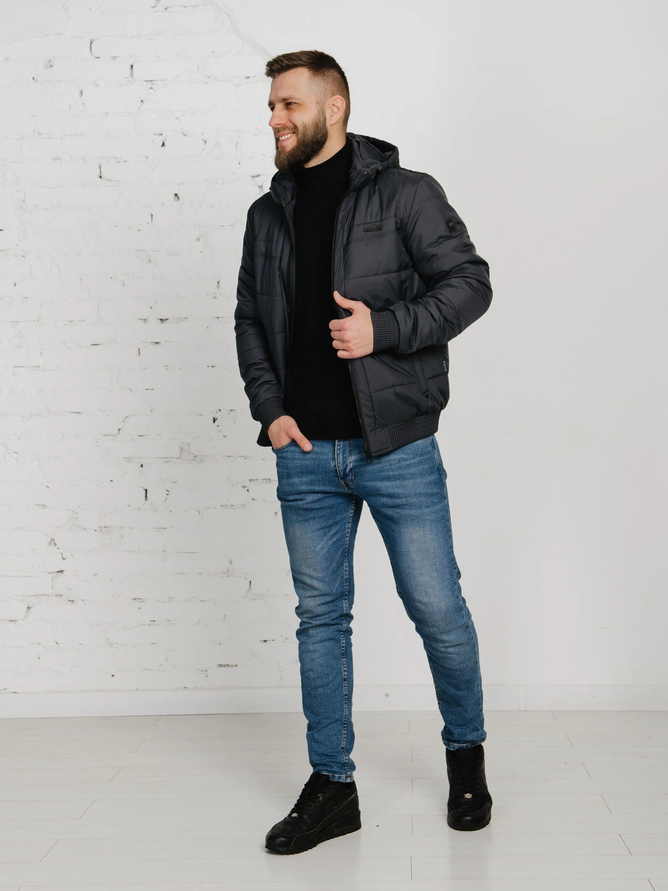 Куртки и дубленки D&V couture модель 89-graphite Фото