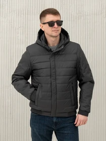 Куртки и дубленки City Fashion Classic модель 35-1-CKF-GR Фото