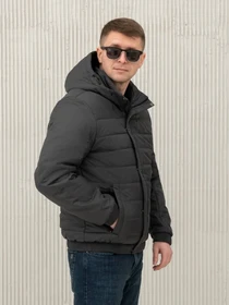 Куртки та дублянки City Fashion Classic модель 35-1-CKF-GR Фото