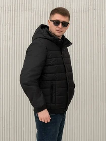 Куртки и дубленки City Fashion Classic модель 35-1-CKF-BLCK Фото