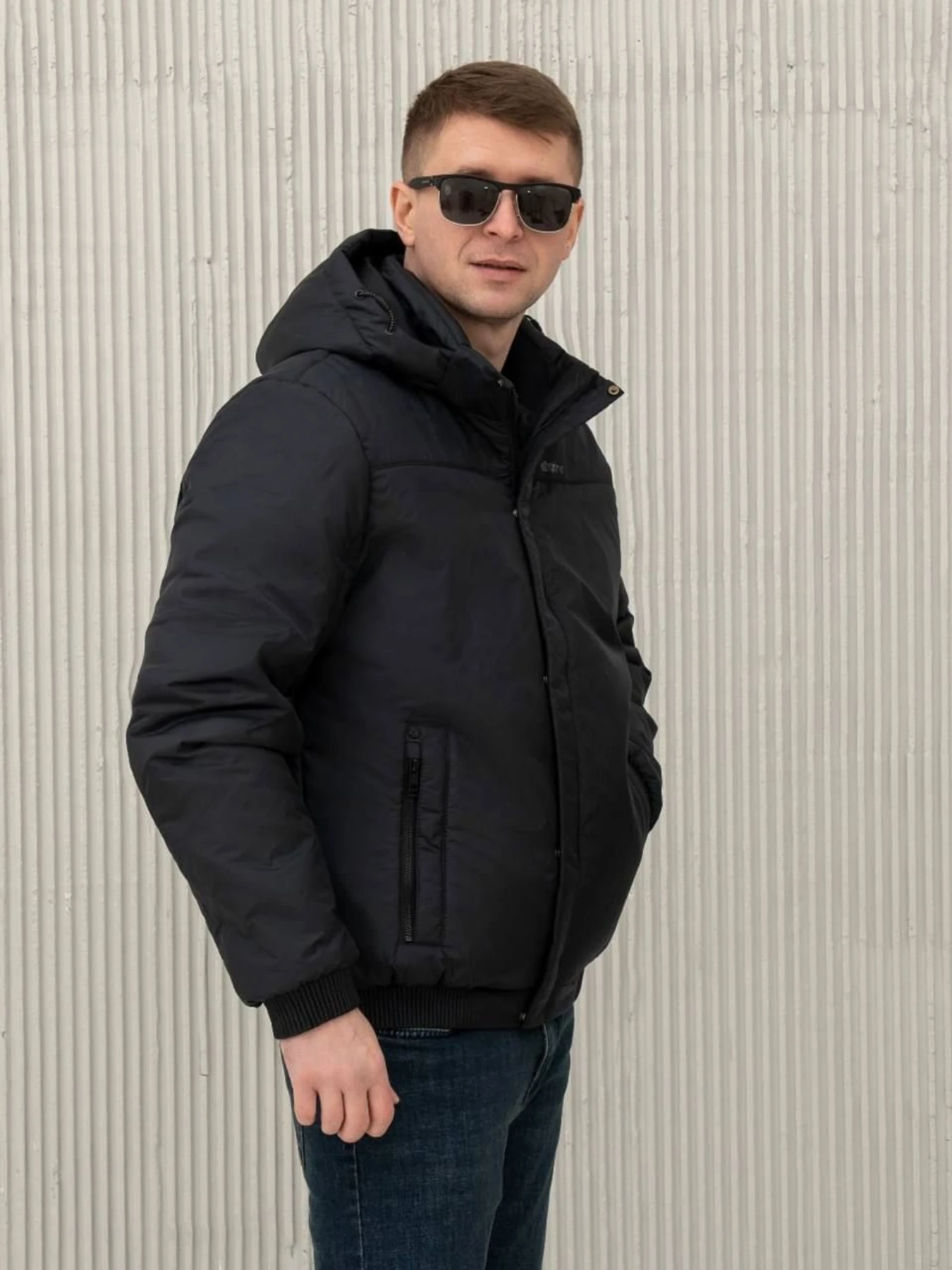 Куртки и дубленки City Fashion Classic модель 35-2-CKF-BLUE Куртки и дубленки City Fashion Classic модель 35-2-CKF-BLUE Фото