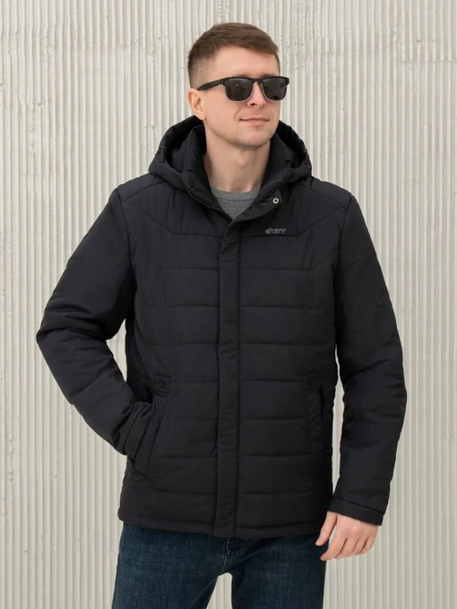 Куртки та дублянки City Fashion Classic модель 67-1-CKF-BLUE Фото