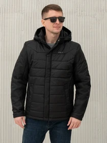 Куртки та дублянки City Fashion Classic модель 67-1-CKF-BLCK Фото