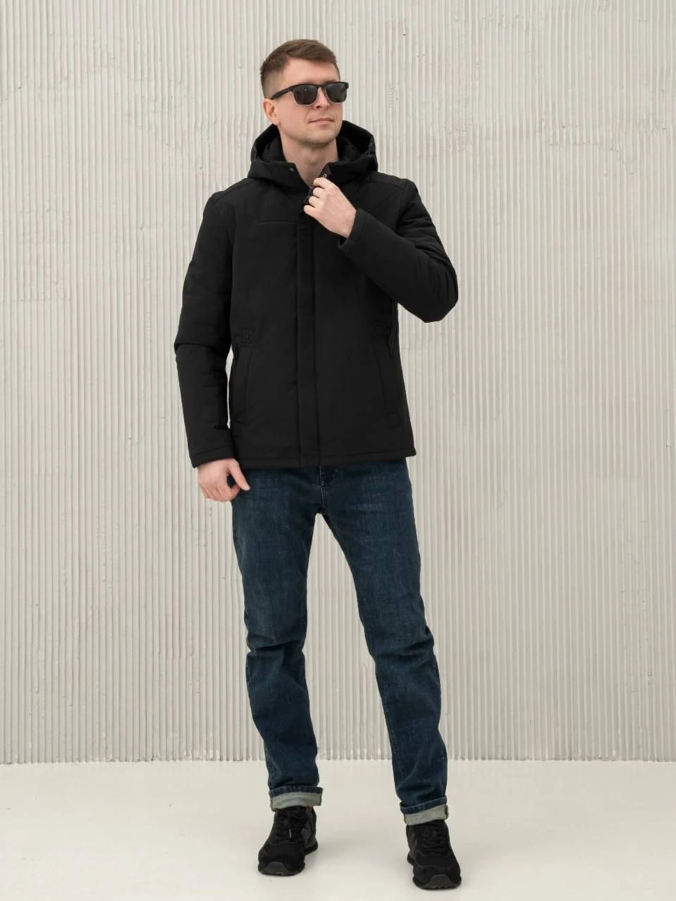 Куртки и дубленки City Fashion Classic модель 67-2-CKF-BLCK Куртки и дубленки City Fashion Classic модель 67-2-CKF-BLCK Фото