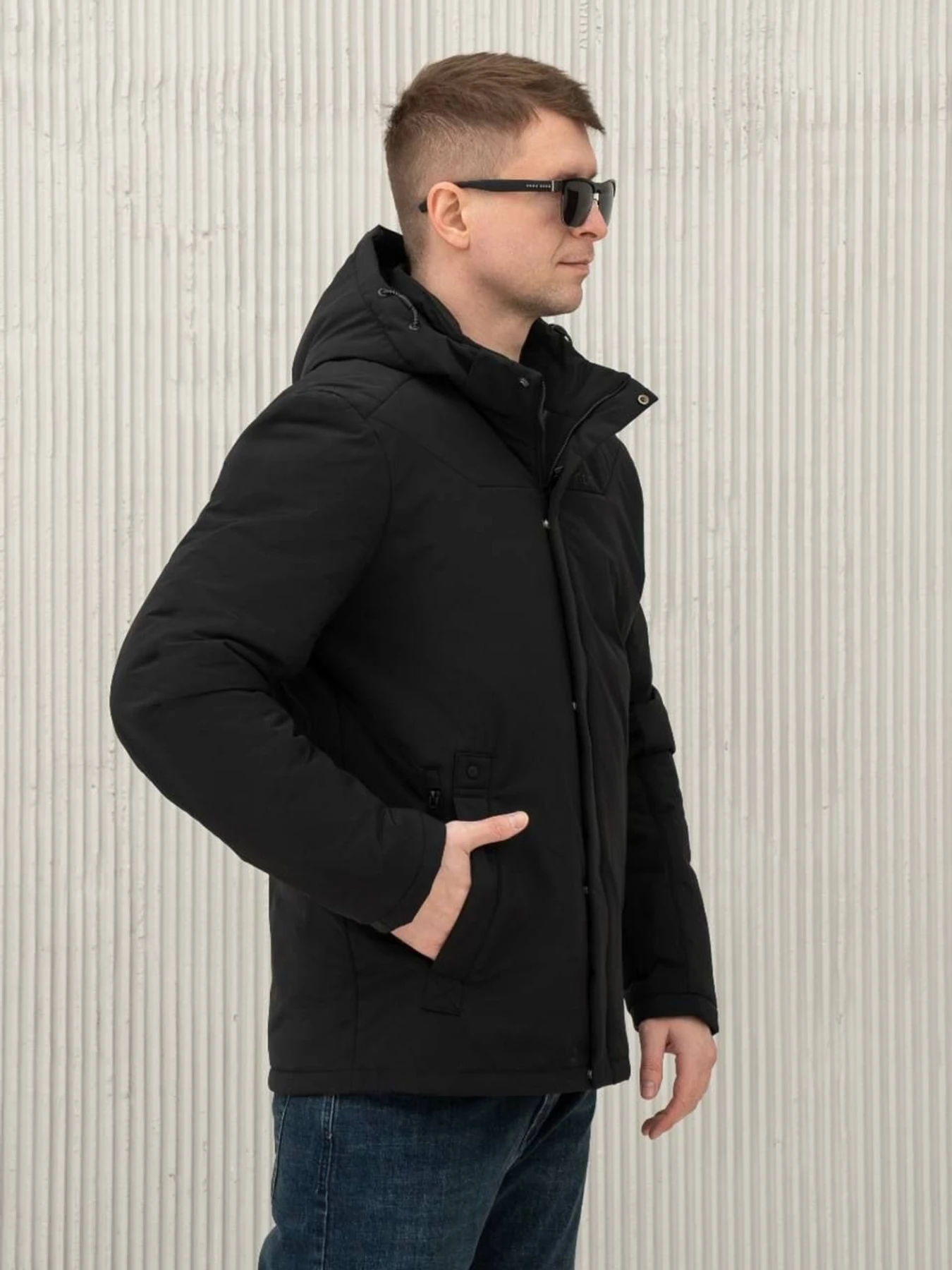 Куртки и дубленки City Fashion Classic модель 67-2-CKF-BLCK Куртки и дубленки City Fashion Classic модель 67-2-CKF-BLCK Фото