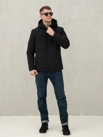 Куртки и дубленки City Fashion Classic модель 67-2-CKF-BLCK Фото