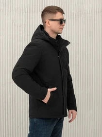 Куртки и дубленки City Fashion Classic модель 67-2-CKF-BLCK Фото