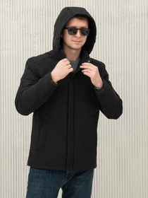 Куртки и дубленки City Fashion Classic модель 67-2-CKF-BLCK Фото