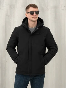Куртки та дублянки City Fashion Classic модель 67-2-CKF-BLCK Фото