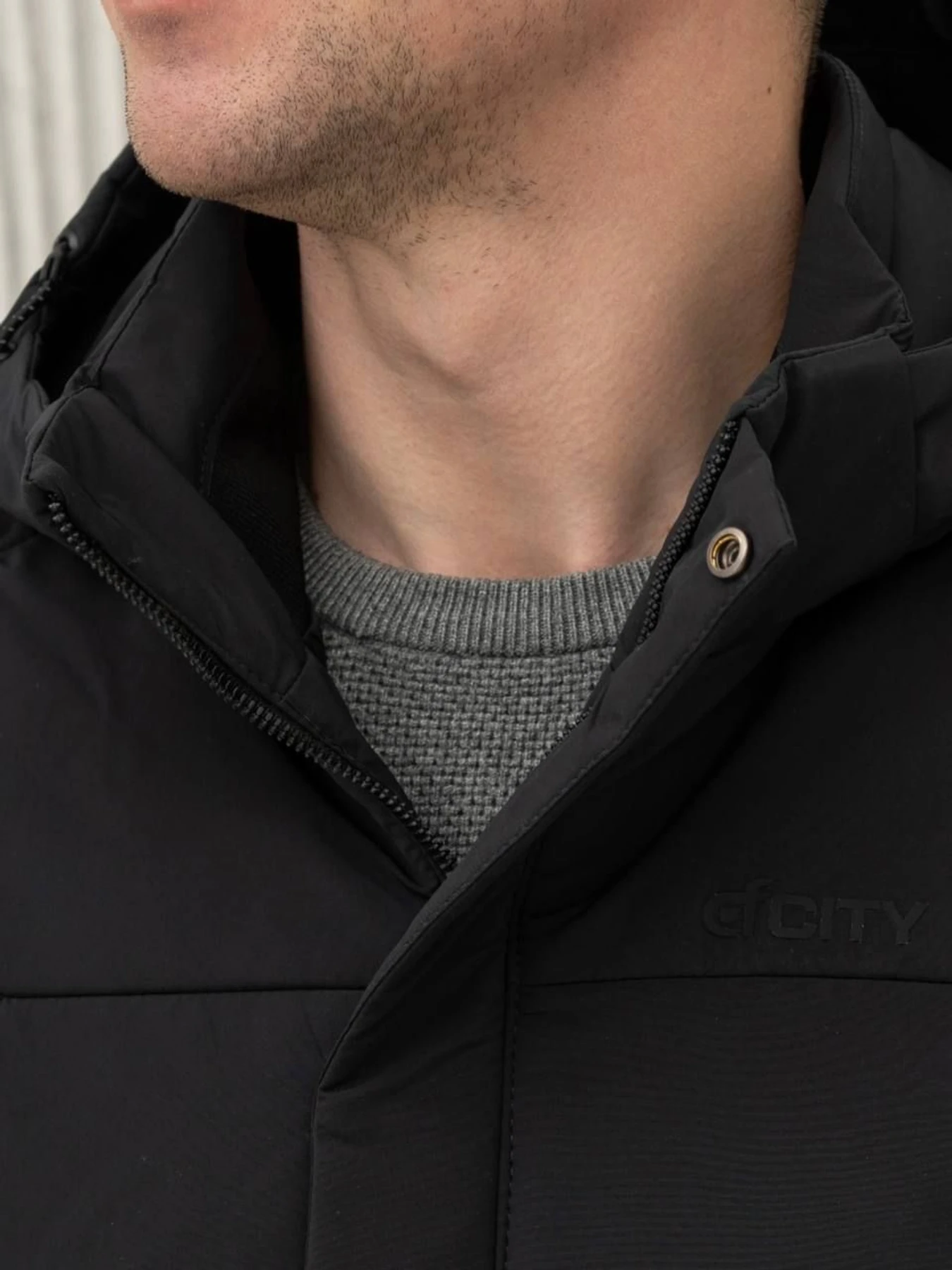 Куртки и дубленки City Fashion Classic модель 67-2-CKF-DARK_GR Фото