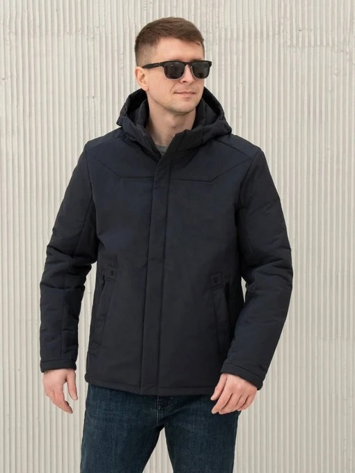 Куртки та дублянки City Fashion Classic модель 67-2-CKF-BLUE Фото