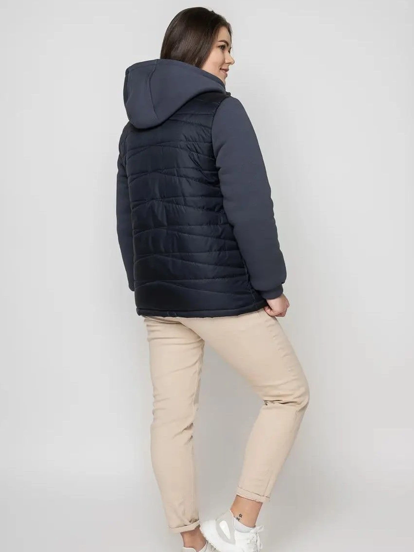 Куртки и дубленки City Fashion Classic модель LR-132-BLU Куртки и дубленки City Fashion Classic модель LR-132-BLU Фото