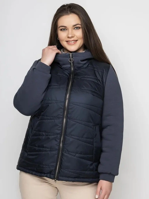 Куртки и дубленки City Fashion Classic модель LR-132-BLU Фото