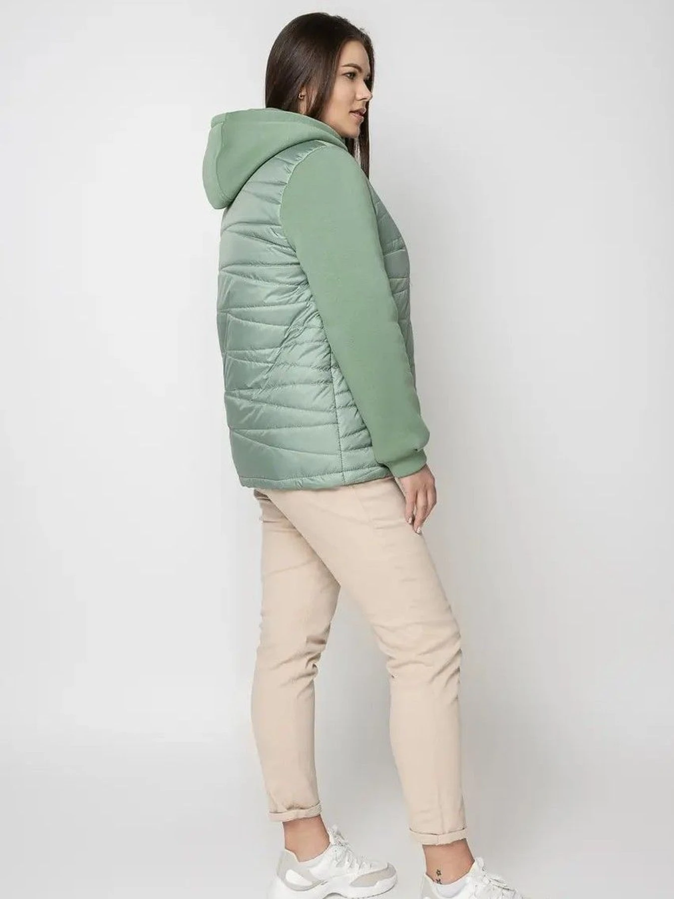 Куртки и дубленки City Fashion Classic модель LR-132-oliva Куртки и дубленки City Fashion Classic модель LR-132-oliva Фото